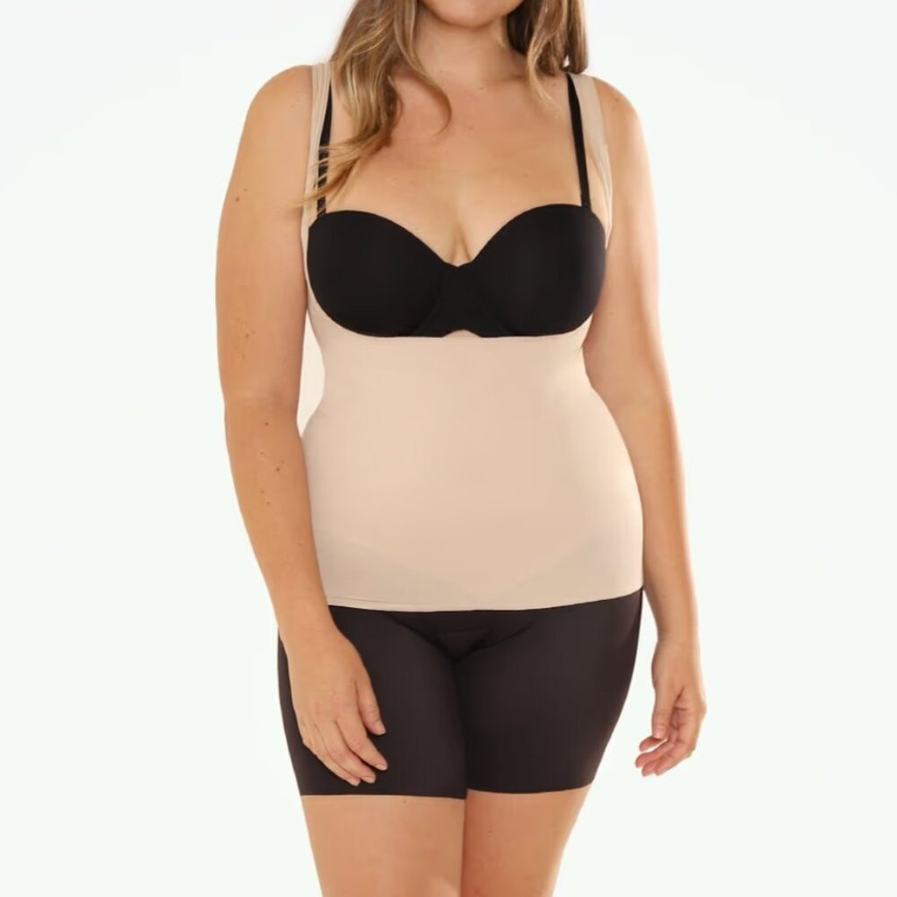 TC Shapewear Sleek Shaping Torsette Camisole Small Nude